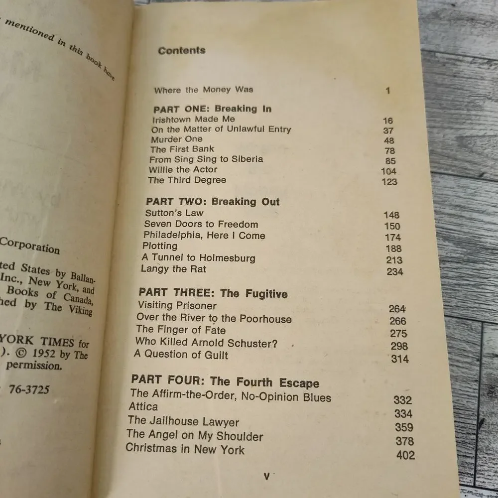 Book where money